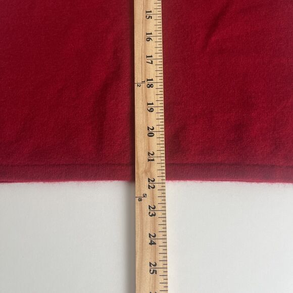 Lord Taylor Sweater Women L/G Red Cashmere Vest Minimalist old money - Picture 6 of 8